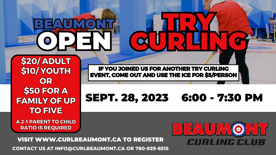 Beaumont Open Try Curling Website